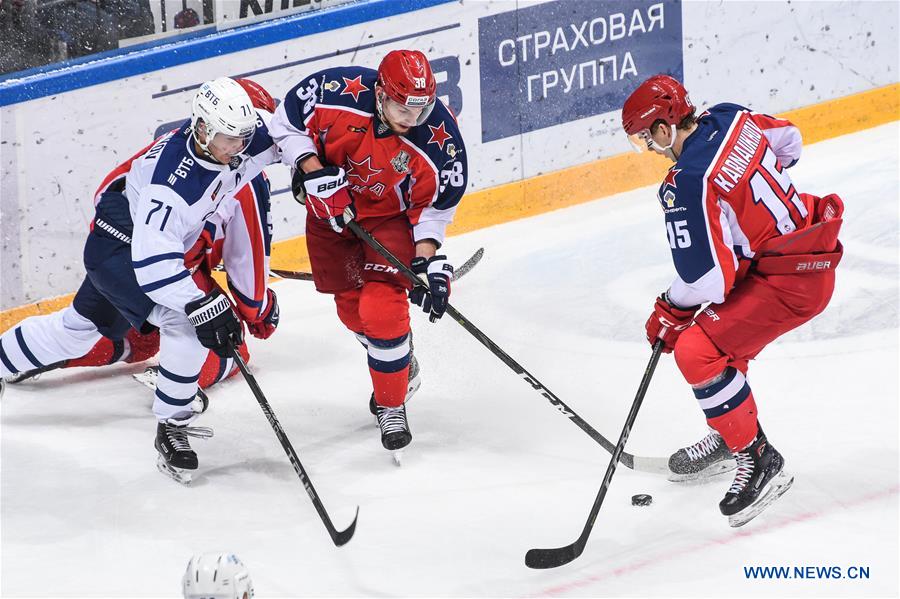 (SP)RUSSIA-MOSCOW-KHL-CSKA VS DYNAMO