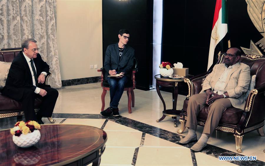 SUDAN-PRESIDENT-RUSSIAN DEPUTY FM-MEETING 