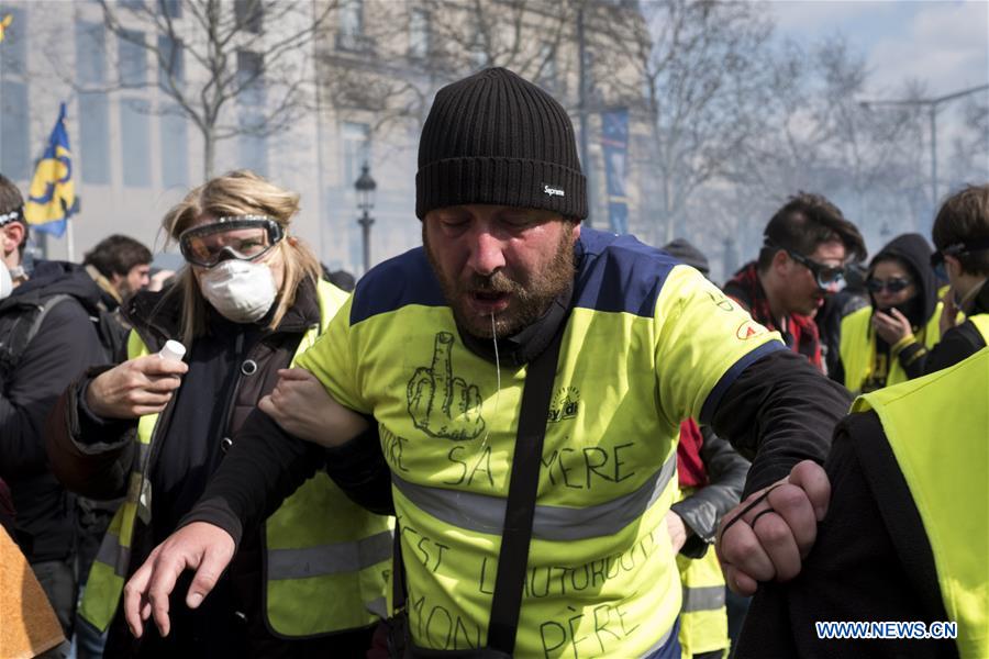 FRANCE-PARIS-"YELLOW VEST"-PROTEST