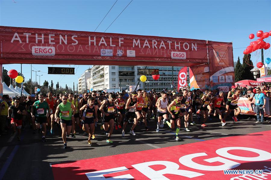 (SP)GREECE-ATHENS-HALF MARATHON-RACE