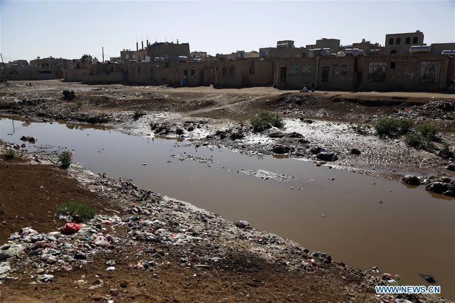 YEMEN-SANAA-CHOLERA-SEWAGE-WATER CRISIS