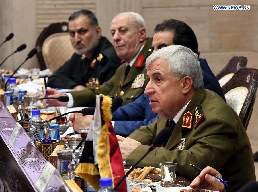 SYRIA-DAMASCUS-IRAN-IRAQ-MILITARY-MEETING