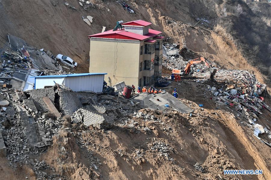 CHINA-SHANXI-LANDSLIDE-RESCUE (CN)