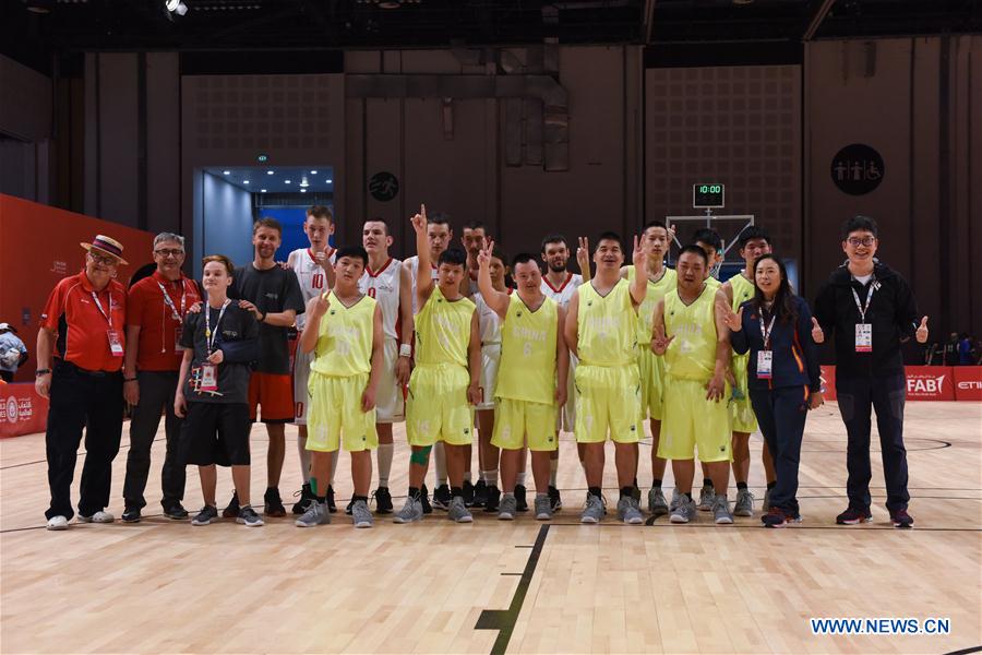 (SP)UAE-ABU DHABI-BASKETBALL-SPECIAL OLYMPICS-CHINA VS POLAND
