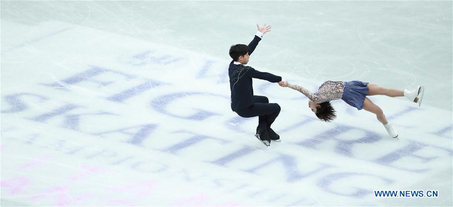 (SP)JAPAN-SAITAMA-FIGURE SKATING-WORLD CHAMPIONSHIPS-PAIRS