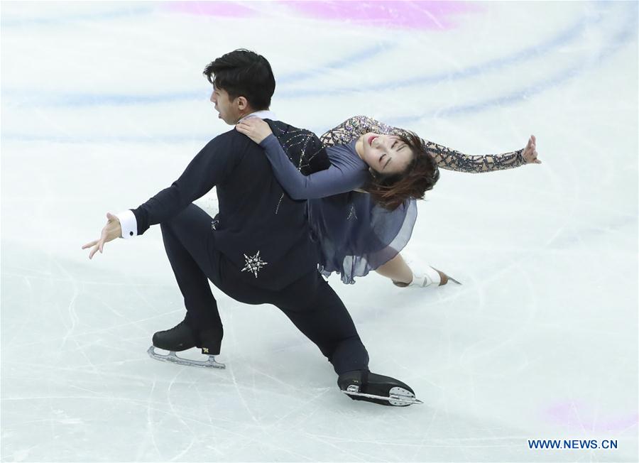 (SP)JAPAN-SAITAMA-FIGURE SKATING-WORLD CHAMPIONSHIPS-PAIRS