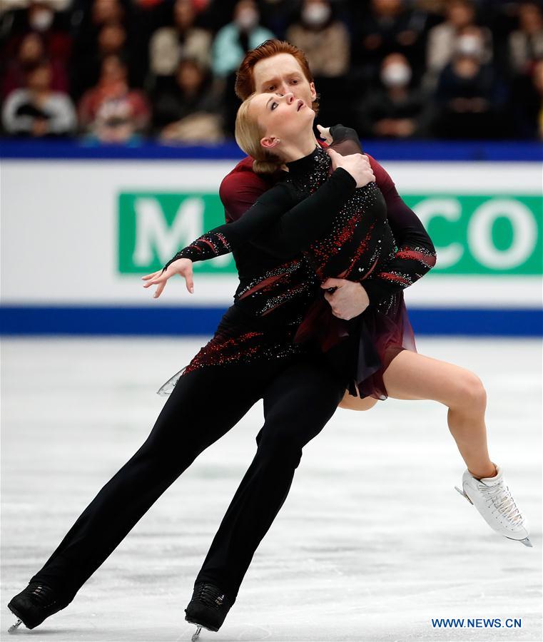 (SP)JAPAN-SAITAMA-FIGURE SKATING-WORLD CHAMPIONSHIPS-PAIRS