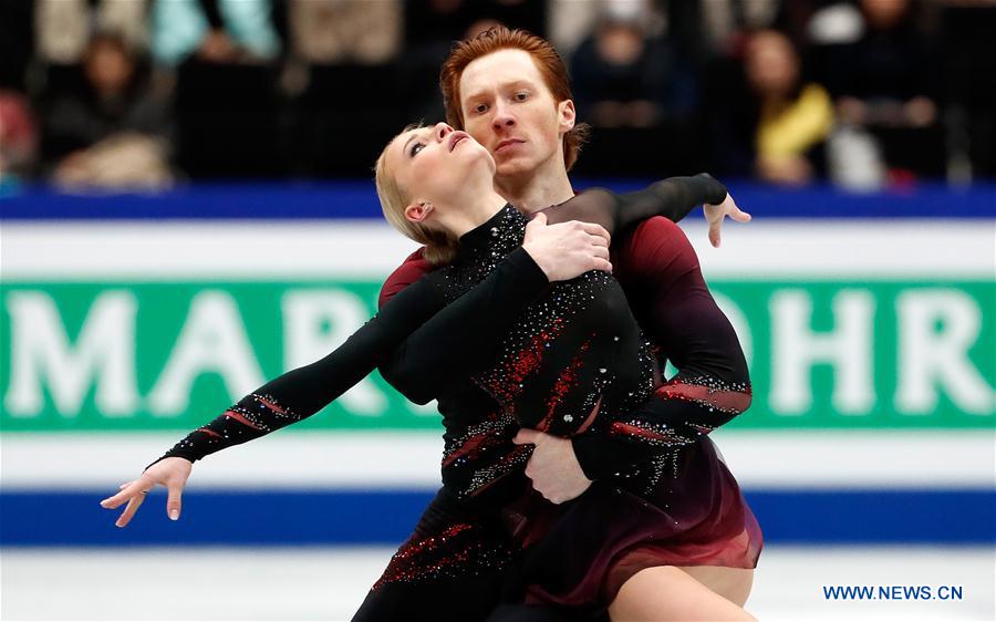 (SP)JAPAN-SAITAMA-FIGURE SKATING-WORLD CHAMPIONSHIPS-PAIRS