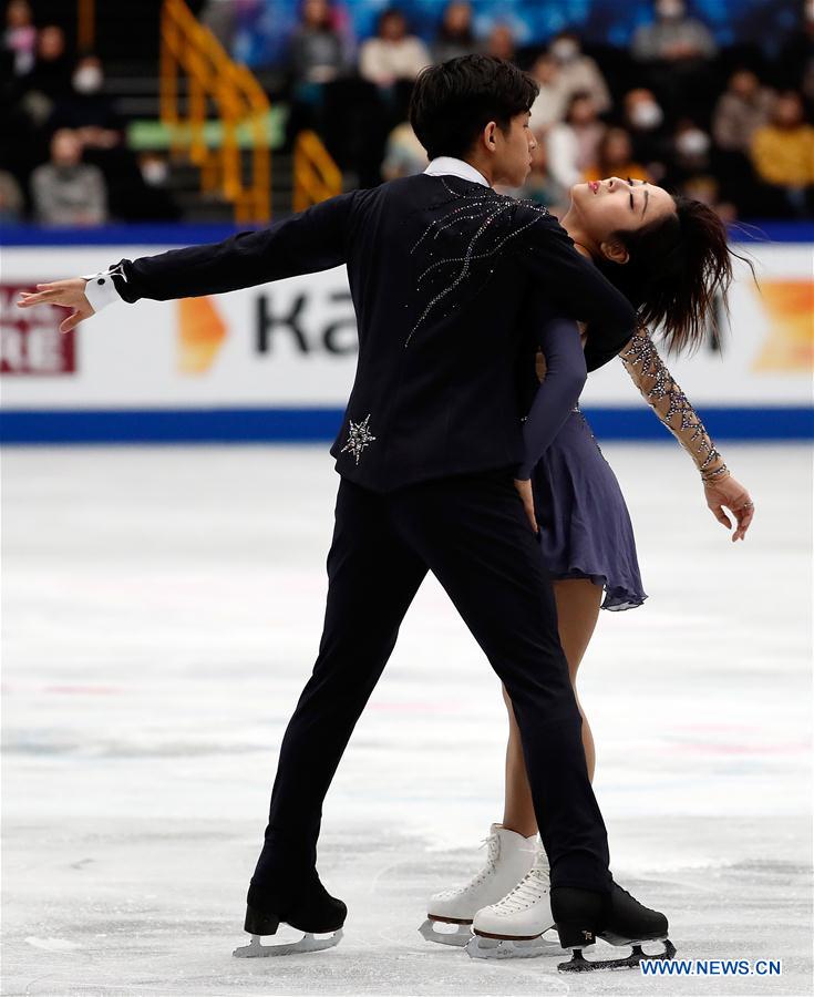 (SP)JAPAN-SAITAMA-FIGURE SKATING-WORLD CHAMPIONSHIPS-PAIRS