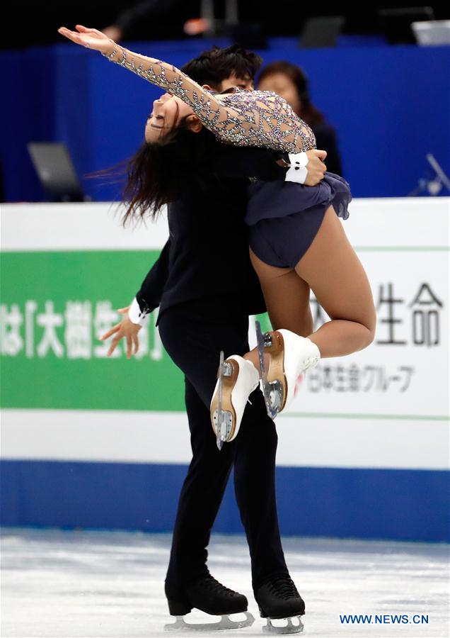 (SP)JAPAN-SAITAMA-FIGURE SKATING-WORLD CHAMPIONSHIPS-PAIRS