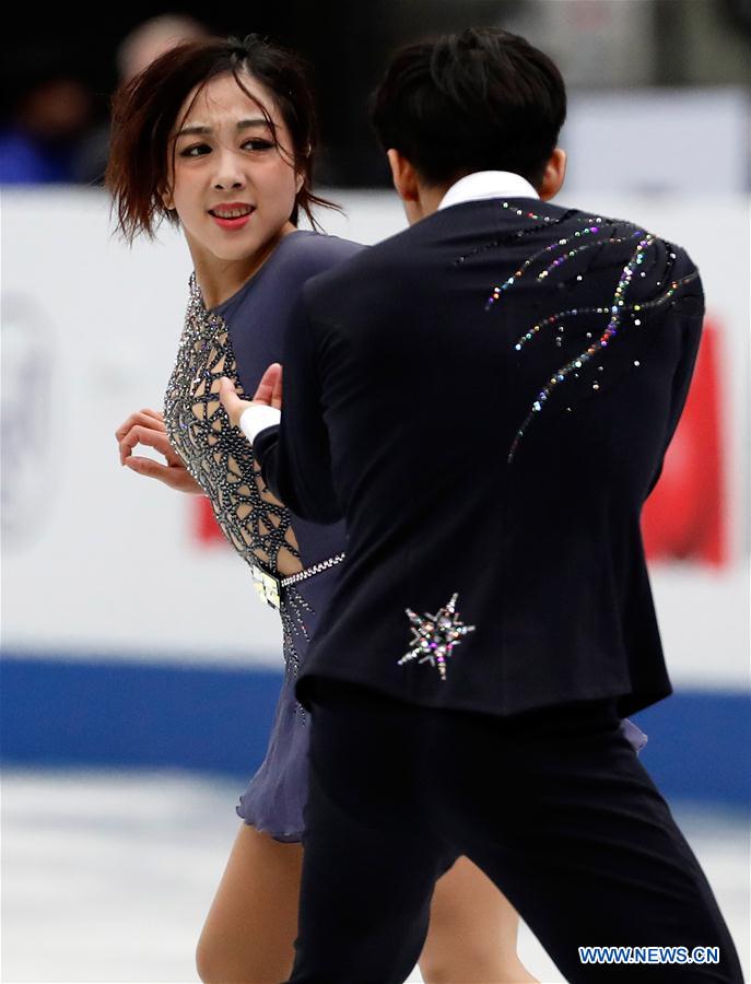(SP)JAPAN-SAITAMA-FIGURE SKATING-WORLD CHAMPIONSHIPS-PAIRS