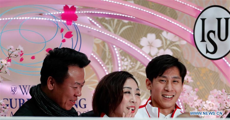 (SP)JAPAN-SAITAMA-FIGURE SKATING-WORLD CHAMPIONSHIPS-PAIRS