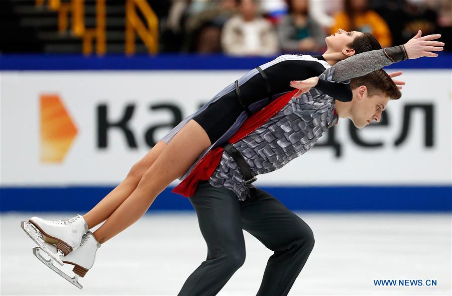 (SP)JAPAN-SAITAMA-FIGURE SKATING-WORLD CHAMPIONSHIPS-PAIRS