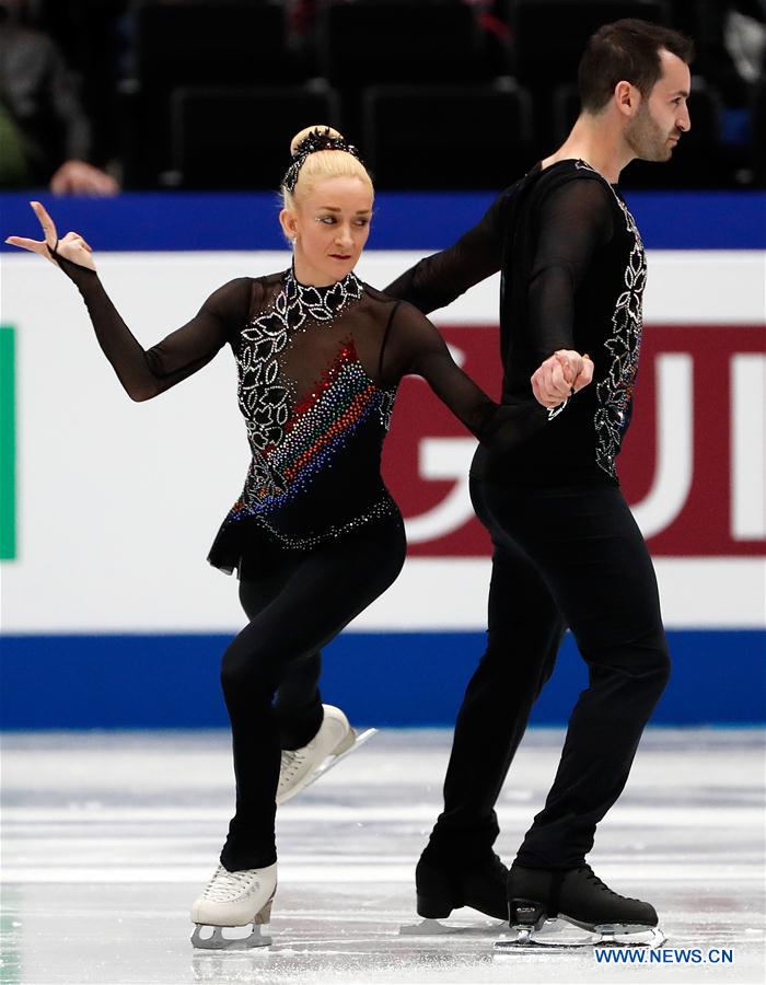 (SP)JAPAN-SAITAMA-FIGURE SKATING-WORLD CHAMPIONSHIPS-PAIRS