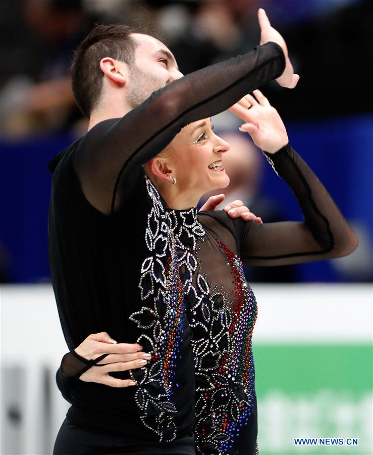 (SP)JAPAN-SAITAMA-FIGURE SKATING-WORLD CHAMPIONSHIPS-PAIRS