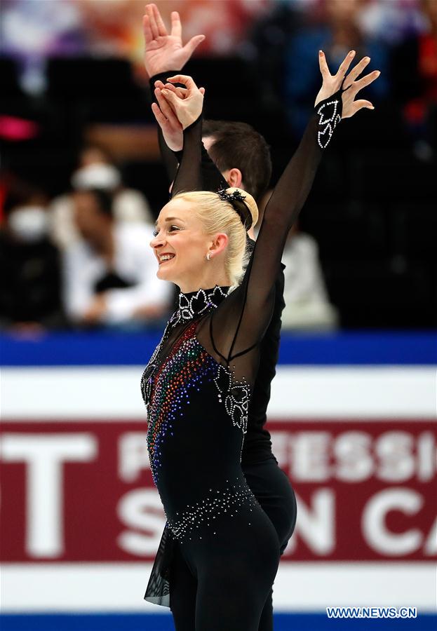 (SP)JAPAN-SAITAMA-FIGURE SKATING-WORLD CHAMPIONSHIPS-PAIRS