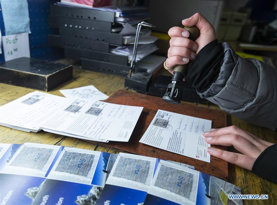 SWITZERLAND-JUNGFRAUJOCH-CLIMATE CHANGE-POSTCARDS