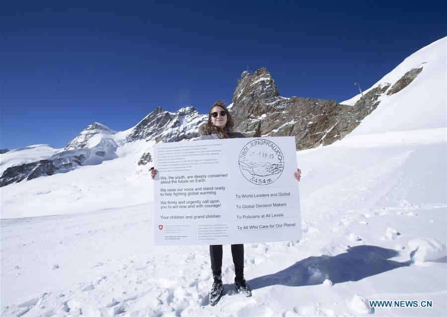 SWITZERLAND-JUNGFRAUJOCH-CLIMATE CHANGE-POSTCARDS