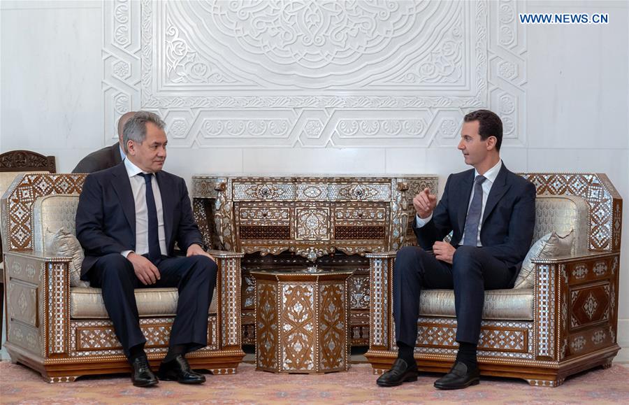 SYRIA-ASSAD-RUSSIA-DEFENSE-MINISTER-MEETING