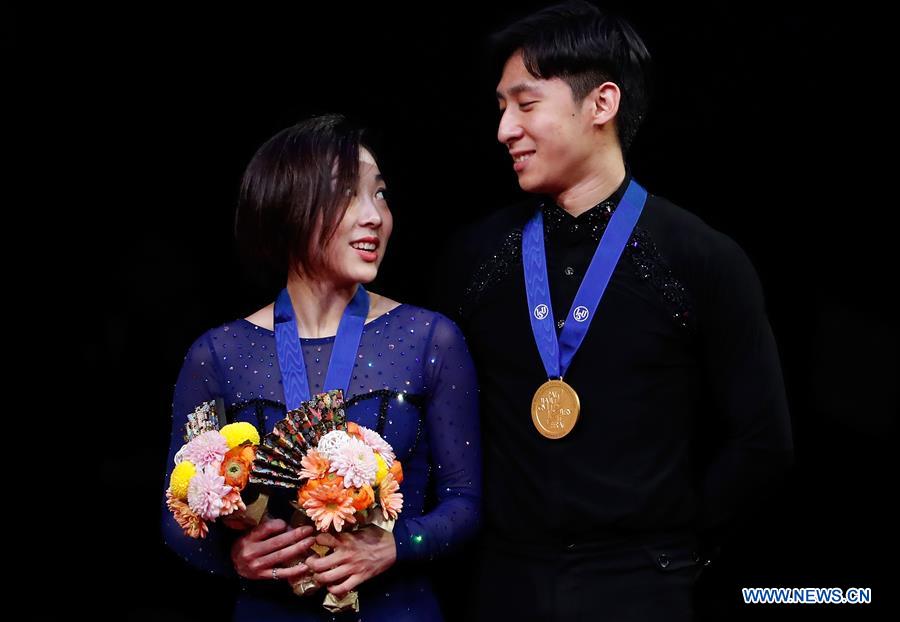 (SP)JAPAN-SAITAMA-FIGURE SKATING-WORLD CHAMPIONSHIPS-PAIRS