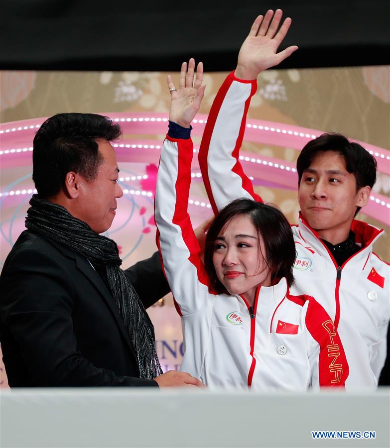 (SP)JAPAN-SAITAMA-FIGURE SKATING-WORLD CHAMPIONSHIPS-PAIRS