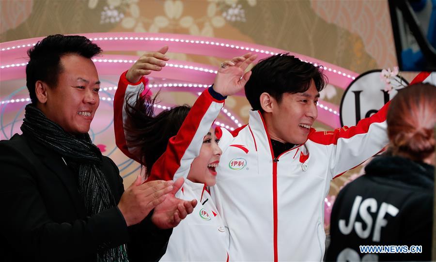 (SP)JAPAN-SAITAMA-FIGURE SKATING-WORLD CHAMPIONSHIPS-PAIRS