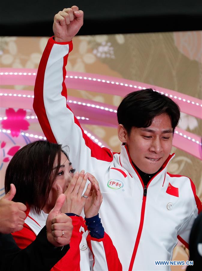(SP)JAPAN-SAITAMA-FIGURE SKATING-WORLD CHAMPIONSHIPS-PAIRS