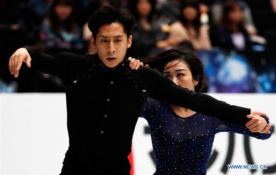 (SP)JAPAN-SAITAMA-FIGURE SKATING-WORLD CHAMPIONSHIPS-PAIRS