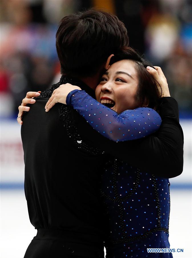 (SP)JAPAN-SAITAMA-FIGURE SKATING-WORLD CHAMPIONSHIPS-PAIRS