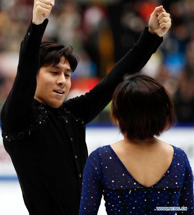 (SP)JAPAN-SAITAMA-FIGURE SKATING-WORLD CHAMPIONSHIPS-PAIRS