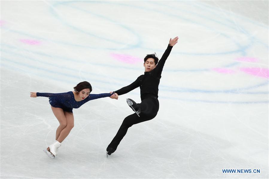 (SP)JAPAN-SAITAMA-FIGURE SKATING-WORLD CHAMPIONSHIPS-PAIRS