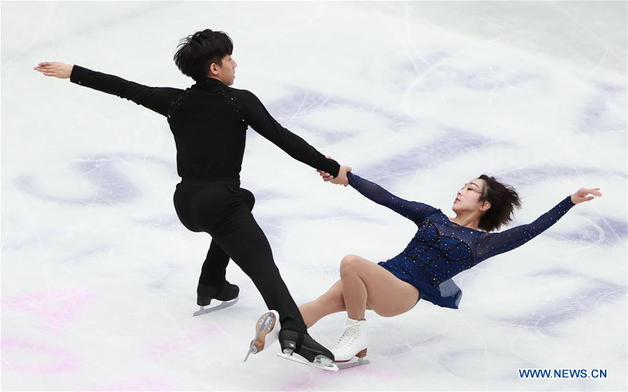 (SP)JAPAN-SAITAMA-FIGURE SKATING-WORLD CHAMPIONSHIPS-PAIRS
