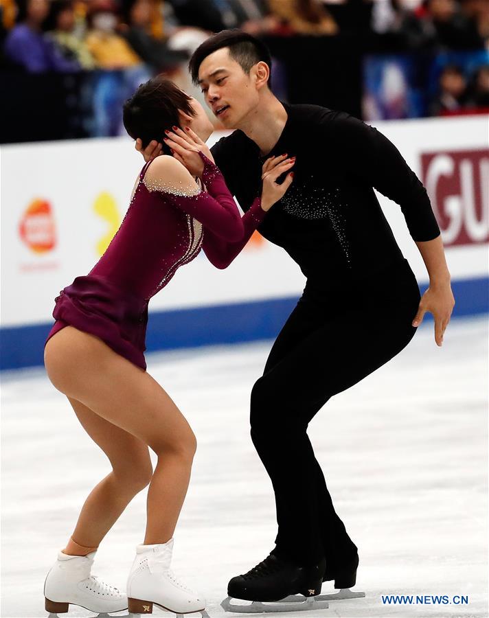 (SP)JAPAN-SAITAMA-FIGURE SKATING-WORLD CHAMPIONSHIPS-PAIRS