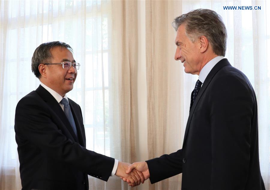 ARGENTINA-BUENOS AIRES-CHINA-HU CHUNHUA-ARGENTINE PRESIDENT-MEETING