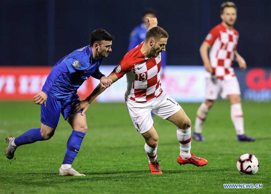 (SP)CROATIA-ZAGREB-SOCCER-UEFA EURO 2020 QUALIFIER-CRO VS AZE