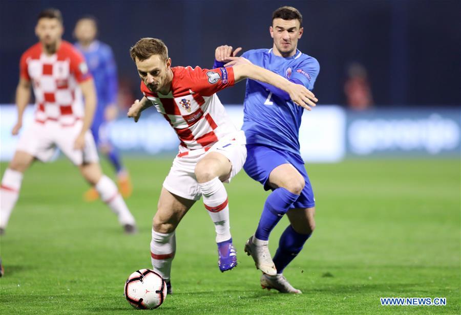 (SP)CROATIA-ZAGREB-SOCCER-UEFA EURO 2020 QUALIFIER-CRO VS AZE