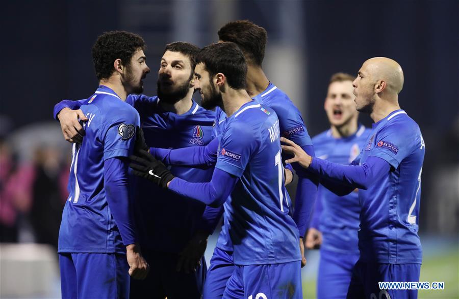 (SP)CROATIA-ZAGREB-SOCCER-UEFA EURO 2020 QUALIFIER-CRO VS AZE