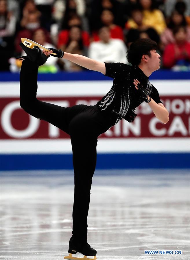 (SP)JAPAN-SAITAMA-FIGURE SKATING-WORLD CHAMPIONSHIPS-MEN