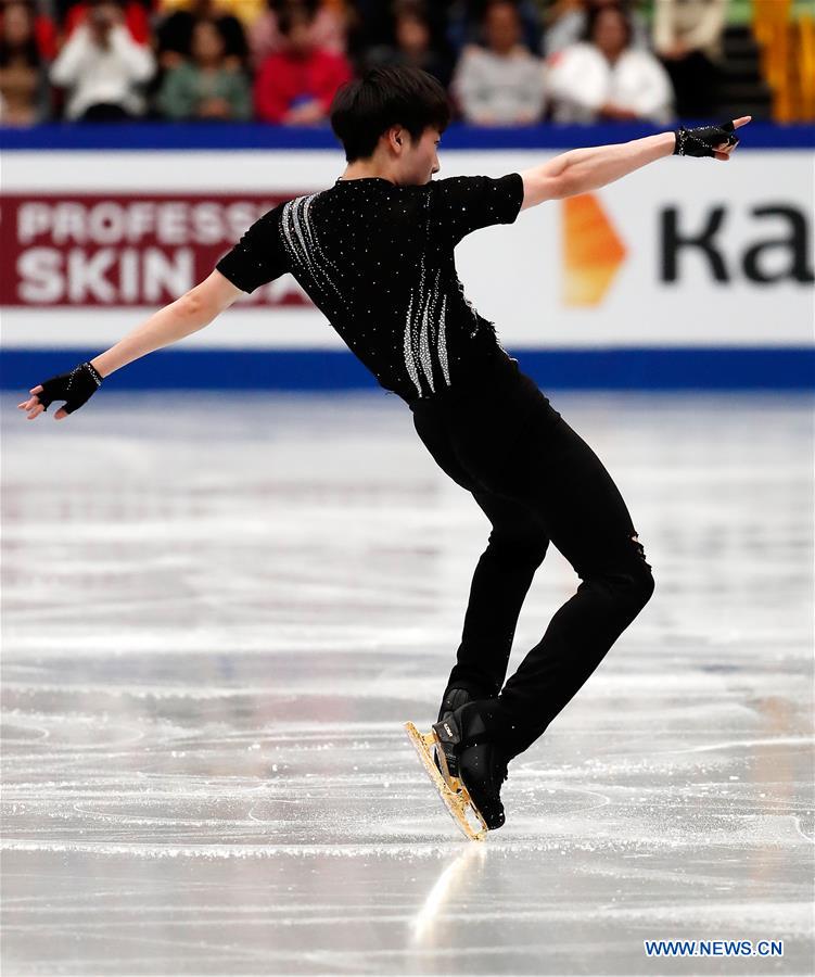 (SP)JAPAN-SAITAMA-FIGURE SKATING-WORLD CHAMPIONSHIPS-MEN