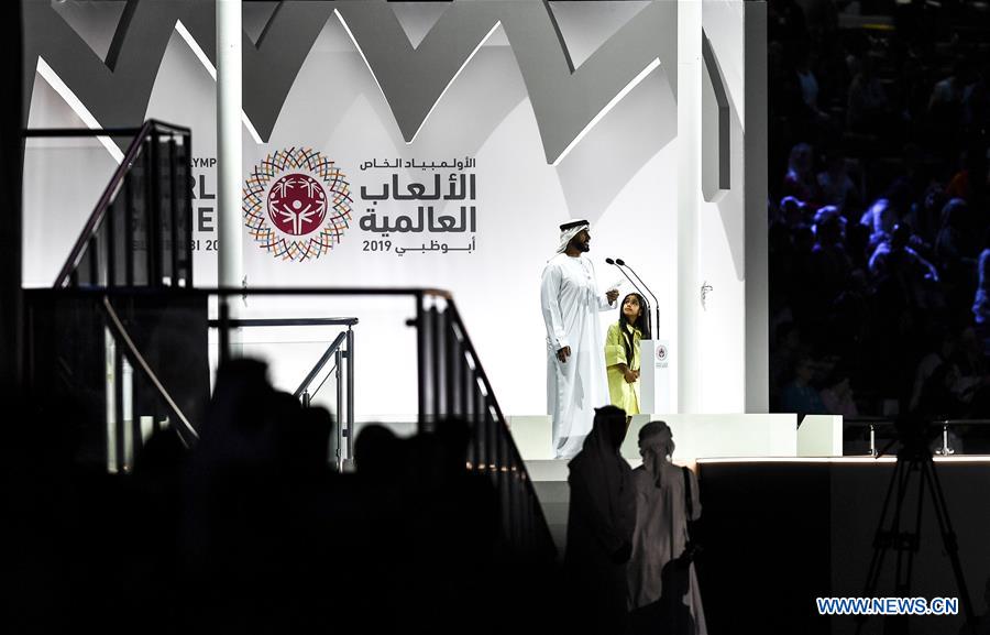 (SP)UAE-ABU DHABI-SPECIAL OLYMPICS-CLOSING CEREMONY