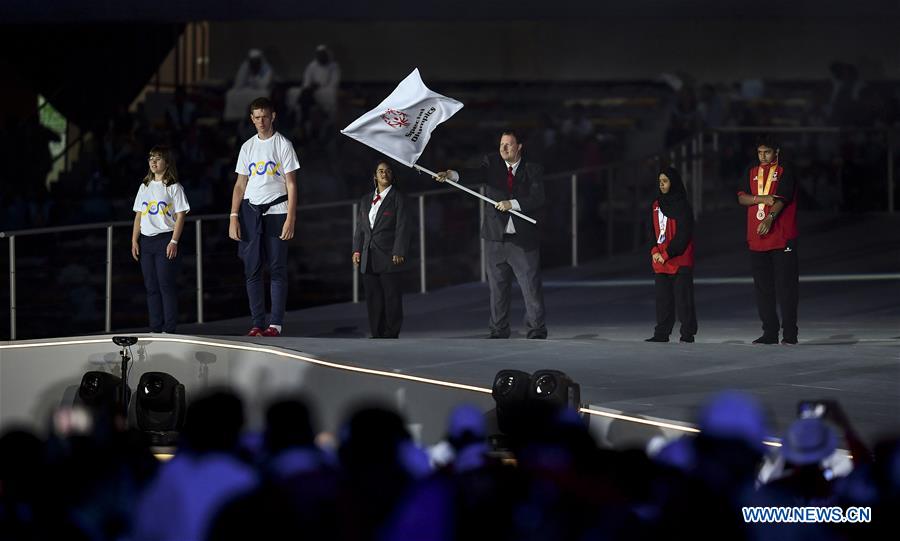 (SP)UAE-ABU DHABI-SPECIAL OLYMPICS-CLOSING CEREMONY