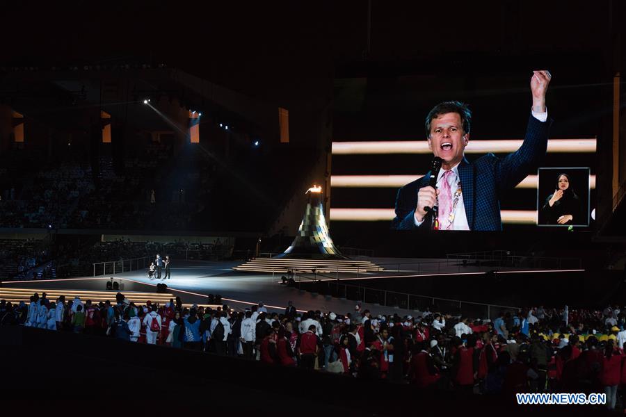 (SP)UAE-ABU DHABI-SPECIAL OLYMPICS-CLOSING CEREMONY