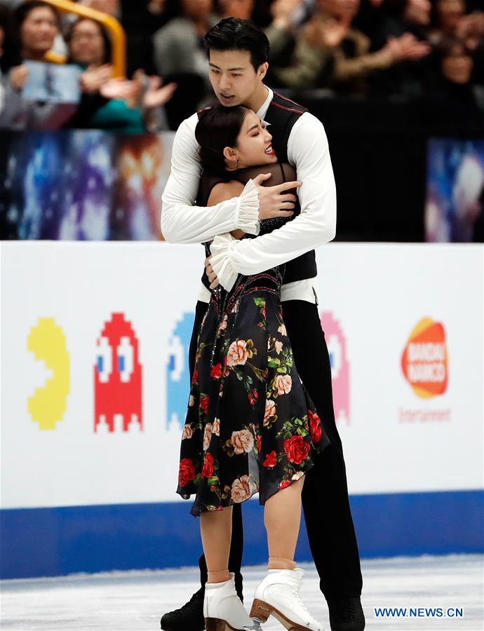 (SP)JAPAN-SAITAMA-FIGURE SKATING-WORLD CHAMPIONSHIPS-ICE DANCE