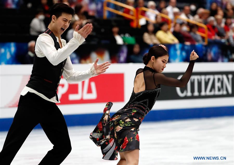 (SP)JAPAN-SAITAMA-FIGURE SKATING-WORLD CHAMPIONSHIPS-ICE DANCE