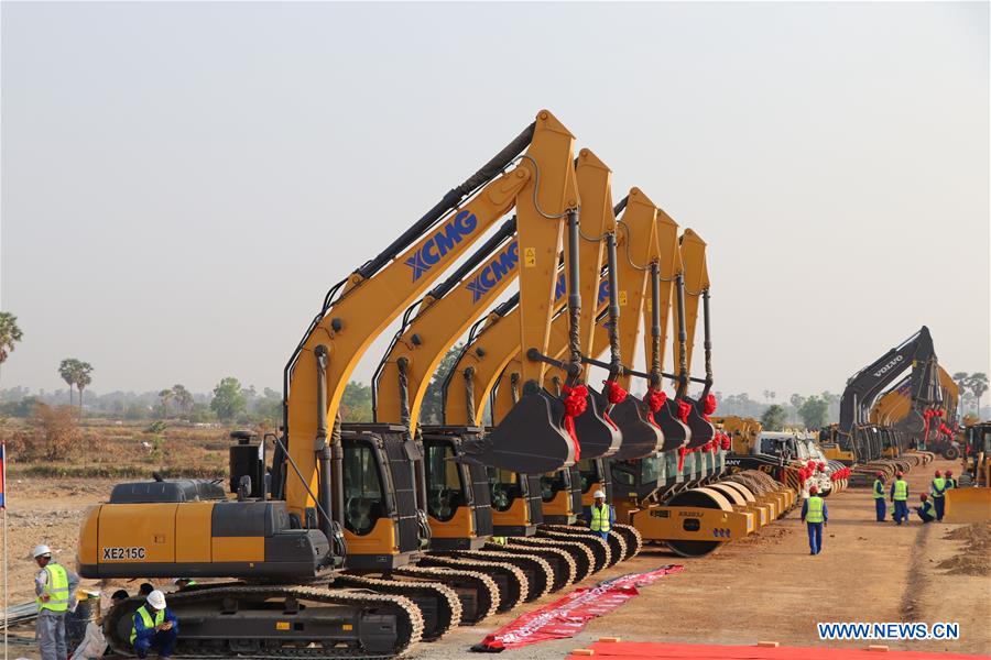 CAMBODIA-KAMPONG SPEU-CHINESE-INVESTED EXPRESSWAY-GROUNDBREAKING