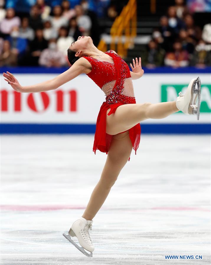 (SP)JAPAN-SAITAMA-FIGURE SKATING-WORLD CHAMPIONSHIPS-LADIES