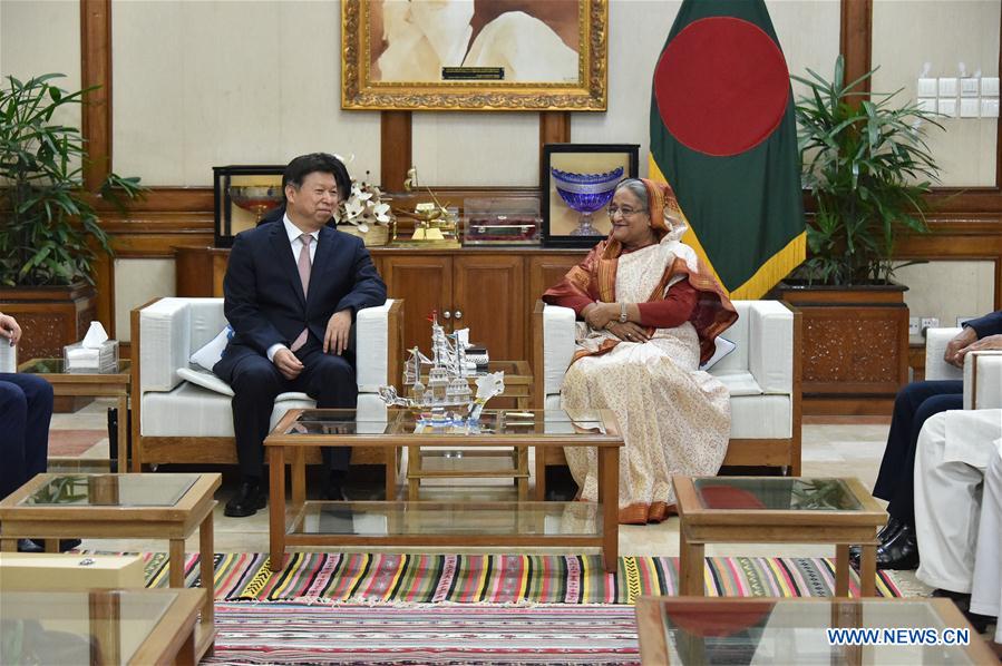 BANGLADESH-DHAKA-PM-CHINA-MEETING