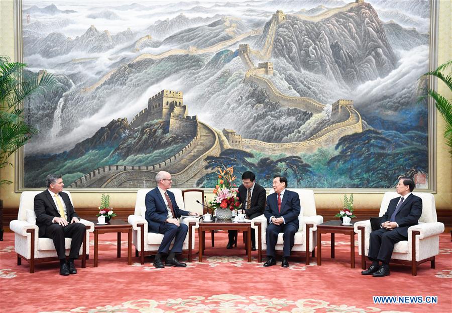 CHINA-BEIJING-WANG CHEN-U.S. DELEGATION-MEETING (CN)