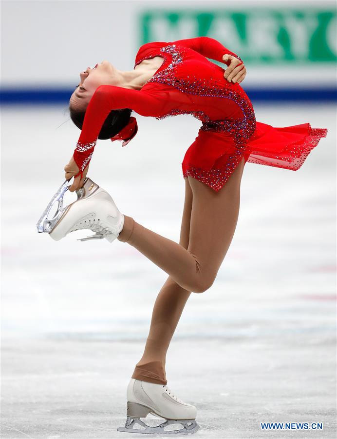 (SP)JAPAN-SAITAMA-FIGURE SKATING-WORLD CHAMPIONSHIPS-LADIES