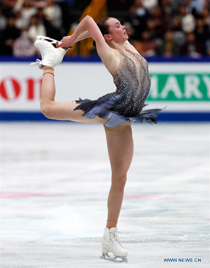 (SP)JAPAN-SAITAMA-FIGURE SKATING-WORLD CHAMPIONSHIPS-LADIES